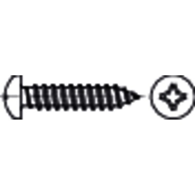 E-NORMpro - Linsen-Blechschraube DIN 7981-C-H Stahl galZn 4,8x 19 KP