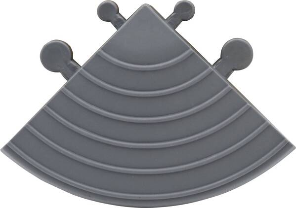 Kunzer 7GBO Ecke PP Grau Werkstattboden Ecken PP (L x B x H) 93 x 93 x 20 mm 4 St.