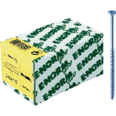 E-NORMpro - Spanplattenschraube Senkkopf zn blau TG ISR 6,0 x 80/48 HP