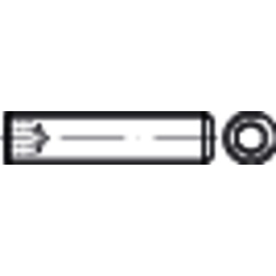 NOBRAND - Gewindestift mit ISK und Kegelkuppe DIN 913 Stahl 45 H blank M10 x 1,5 x 25mm