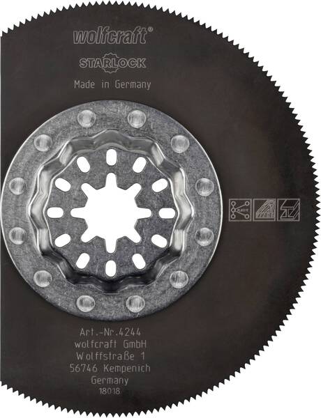 Wolfcraft 4244000 Segmentsägeblatt 85 mm 1 St.