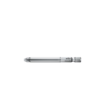 Wiha® - Bit Kreuzschlitz Pozidriv 7042 Z DIN ISO 1173 E 6,3 1/4" PZ2x70mm