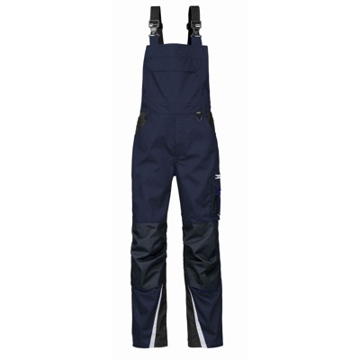 4Protect® - Latzhose IOWA, navy/grau, Größe 58