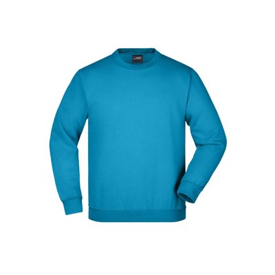 James & Nicholson - Kinder Sweatshirt Rundhals JN040K, türkis, Größe M