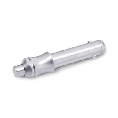 Ganter Norm® - 113.4-10-120 Edelstahl-Kugelsperrbolzen mit Griffmulde, Werkstoff 1.4542