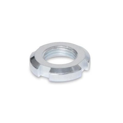Ganter Norm® - 70852-ST-M48X1,5 Nutmuttern, flache Bauform