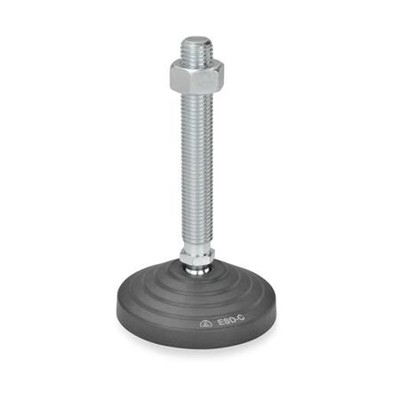 Ganter Norm® - 344.2-80-M24-158-BG ESD-Gelenkfüße, Stahl