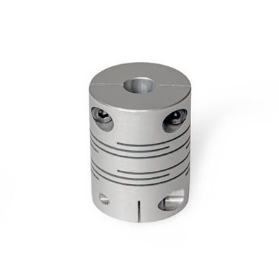 Ganter Norm® - 2246-16-B5-6-AL Federstegkupplungen mit Klemmnabe