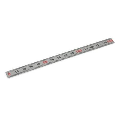 Ganter Norm® - 711-NI-200-W-L Maßstäbe, Kunststoff, Edelstahl