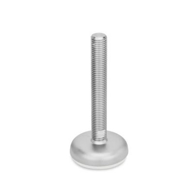 Ganter Norm® - 31-80-M20-250-B4-T Edelstahl-Stellfüße, mit Gummiauflage