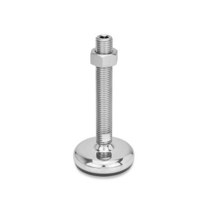 Ganter Norm® - 31-100-M20-150-C3-UK Edelstahl-Stellfüße, mit Gummiauflage
