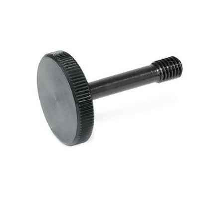 Ganter Norm® - 653.2-M4-17-ST Rändelschrauben mit dünnem Schaft zur Verliersicherung
