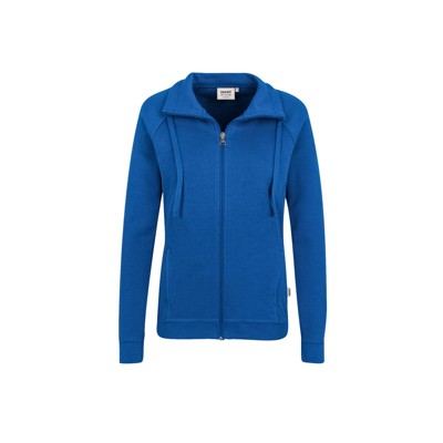 HAKRO - Damen Sweatjacke College 406, royalblau, Größe M