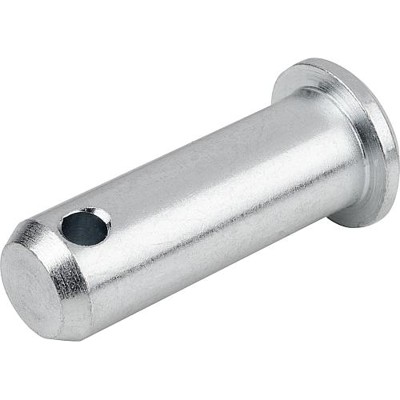 KIPP - BOLZEN MIT SPLINTLOCH D1=12, A=29,5, EDELSTAHL