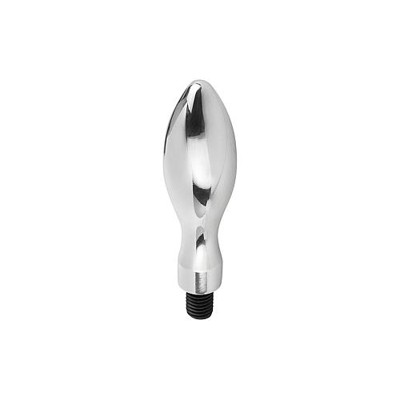 KIPP - BALLENGRIFF FESTSTEHEND, FORM:E ALUMINIUM, KOMP:STAHL, L1=112