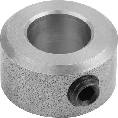 KIPP - STELLRING DIN705, FORM:E GEWINDESTIFT MIT 6-KANT 9,0X18, B=10, STAHL BLANK