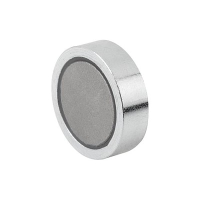 KIPP - MAGNET FLACHGREIFER, D=6 ±0,15, FORM:A, SMCO, RUND, KOMP:STAHL