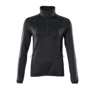 MASCOT® - Fleecepullover ACCELERATE mit kurzem Reißverschluss Schwarzblau 18053-316-010, Größe 3XL