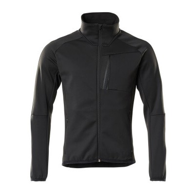 MASCOT® - Fleecepullover mit Reißverschluss UNIQUE, Schwarz, Größe L