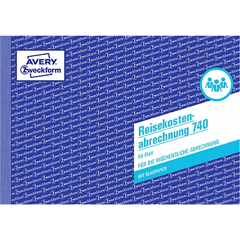 Avery Zweckform Reisekostenabrechnung Nr. 740