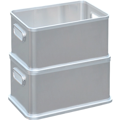 Box, Aluminium, ohne Deckel, 30 Liter
