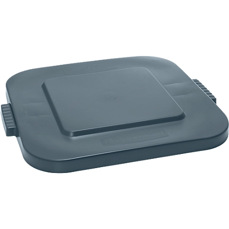 Deckel für Brute-Container 105 l, Ø 559 mm, eckig, grau