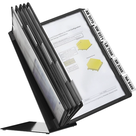 Durable Vario Table 10 Tischständer-Set, schwarz