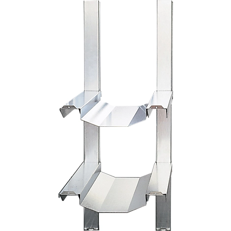 Fassregal, für Gefahrstoffdepot Safe Master, 2 x 50 oder 60 L Fässer, halbe Breite