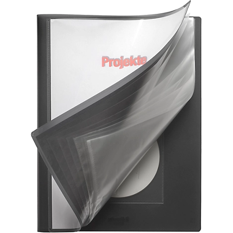 FolderSys Präsentations-Sichtbuch, für DIN A4, 20 Hüllen, schwarz