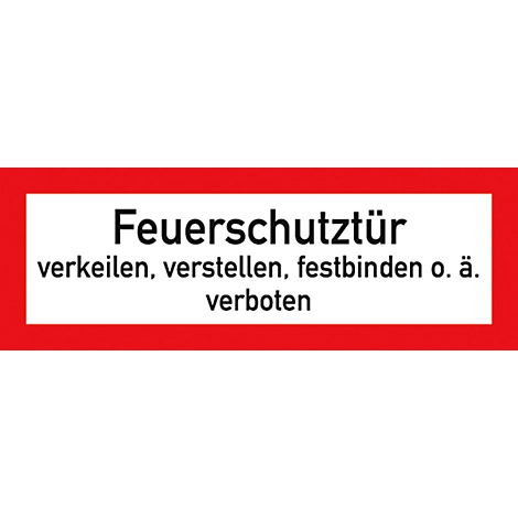 Folie Feuerschutztür, selbstklebend