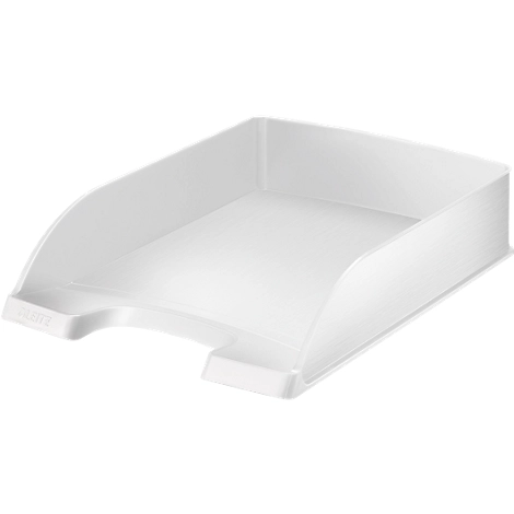 LEITZ® Ablagekorb Style, DIN A4, Kunststoff, arktik weiß, 5 Stück