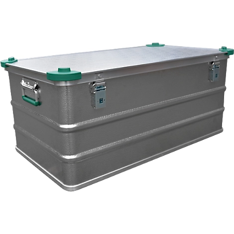Maxi-Box, Leichtmetall, mit Stapelecken, 135 l