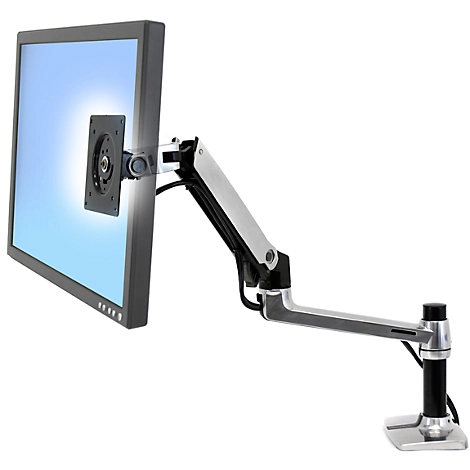 Monitorarm Ergotron LX, für Monitore bis 34' & bis 3,2 kg, höhenverstellbar, Tischmontage