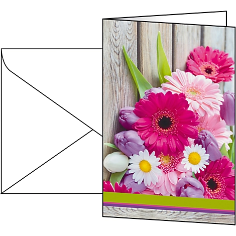 Motivkarte Colorful, 10 Stück