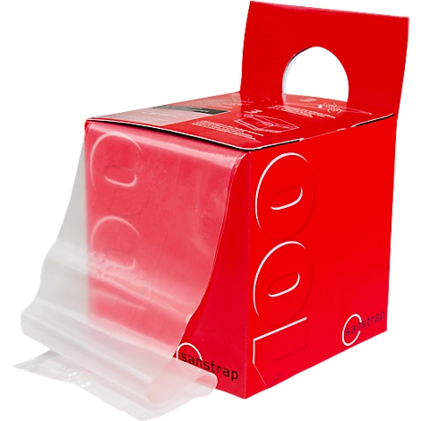 Paletten-Dehnband, 100 x 1200 mm, in praktischer Spenderbox