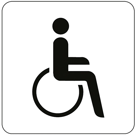 Piktogramm 'Rollstuhlfahrer'
