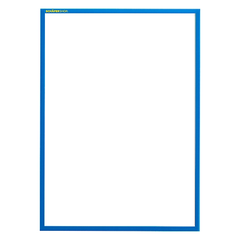 Schäfer Shop Pure Magnetrahmen SSI Standard, A3 Hochformat, blau, 5 Stück