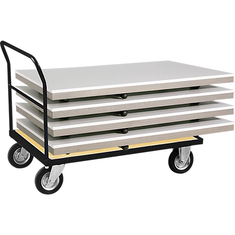 Schiebebügelwagen, 1400x800 mm RAL 9005