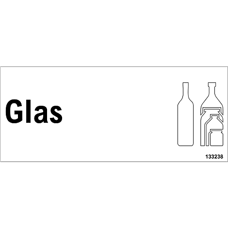 Selbstklebe-Etiketten 'Glas'