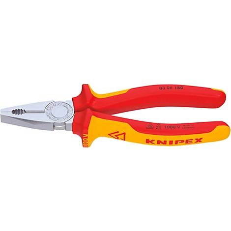 VDE-Kombizange 160 mm Kopf verchr.