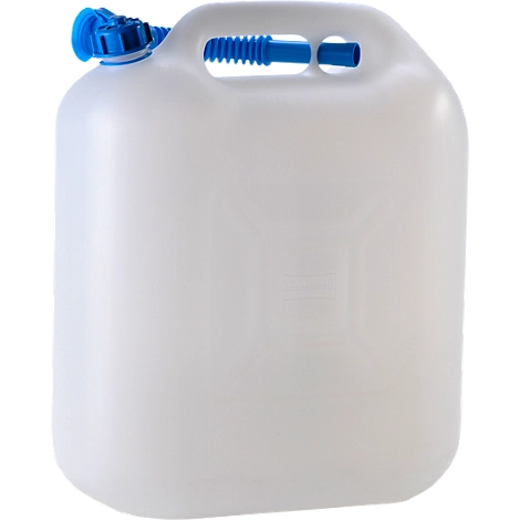 Wasserkanister ECO, mit Rohr, 20 l, natur